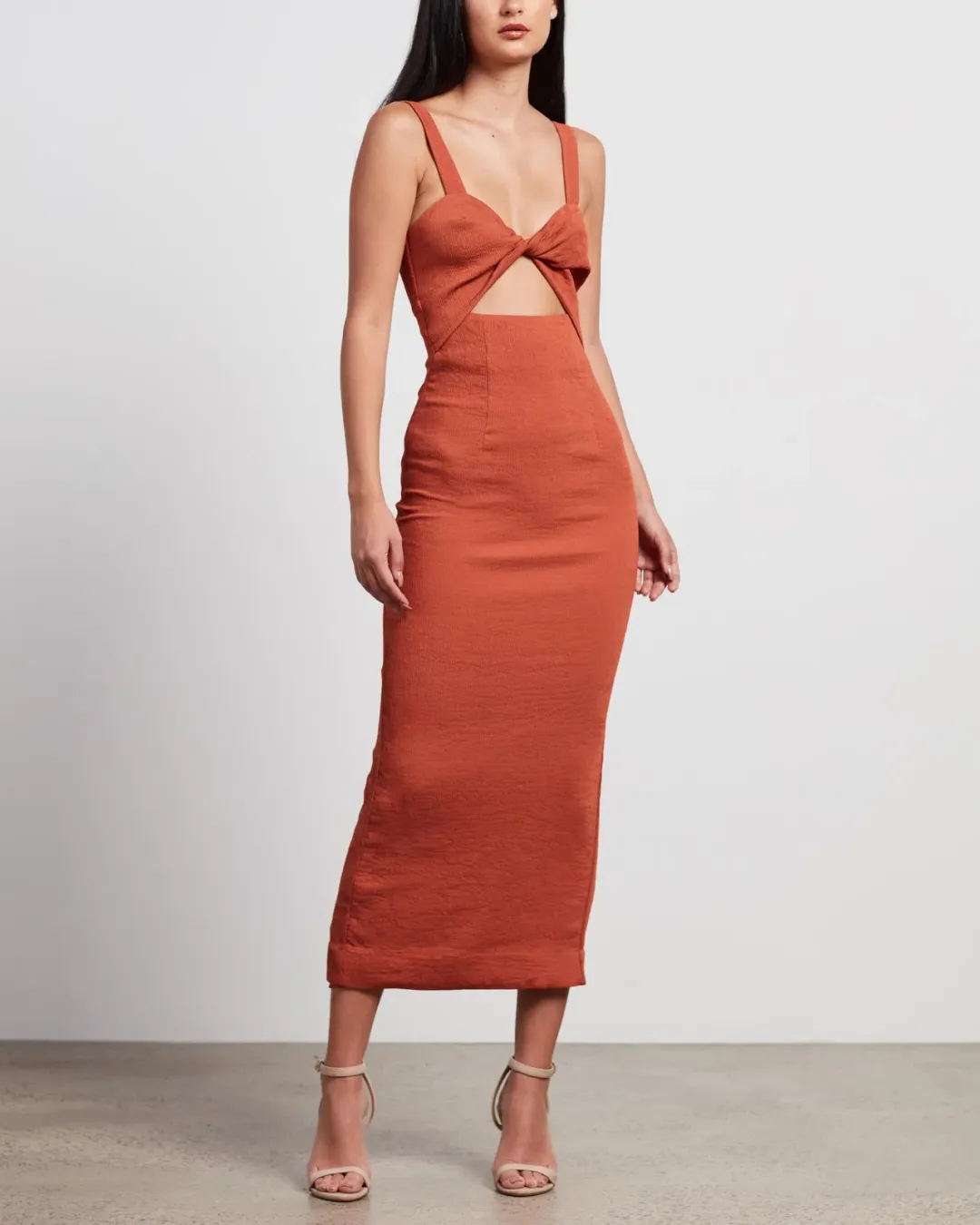 SHONA JOY Simone fitted cutout midi size 6/8 for rent on The Volte - main image