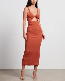 SHONA JOY Simone fitted cutout midi size 6/8 for rent on The Volte - image 1