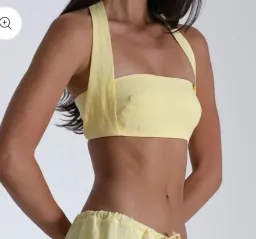 Natalie Rolt Set - Lemon Belle Skirt and Hazel Crop for rent on The Volte - image 4