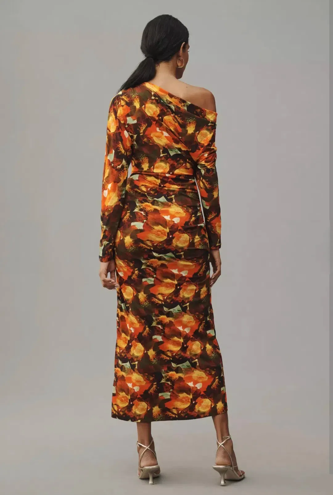 Acler Burford Midi Dress Print Size 8 for rent on The Volte - main image
