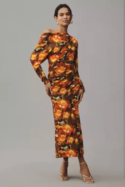 Acler Burford Midi Dress Print Size 12 for rent on The Volte - image 1