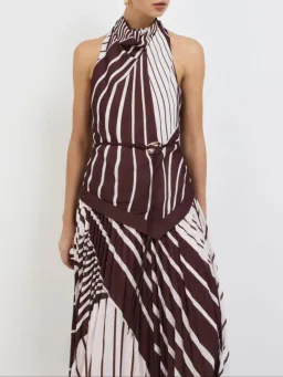 SHEIKE Montmartre Stripe Maxi Dress Size 12 for rent on The Volte - image 4