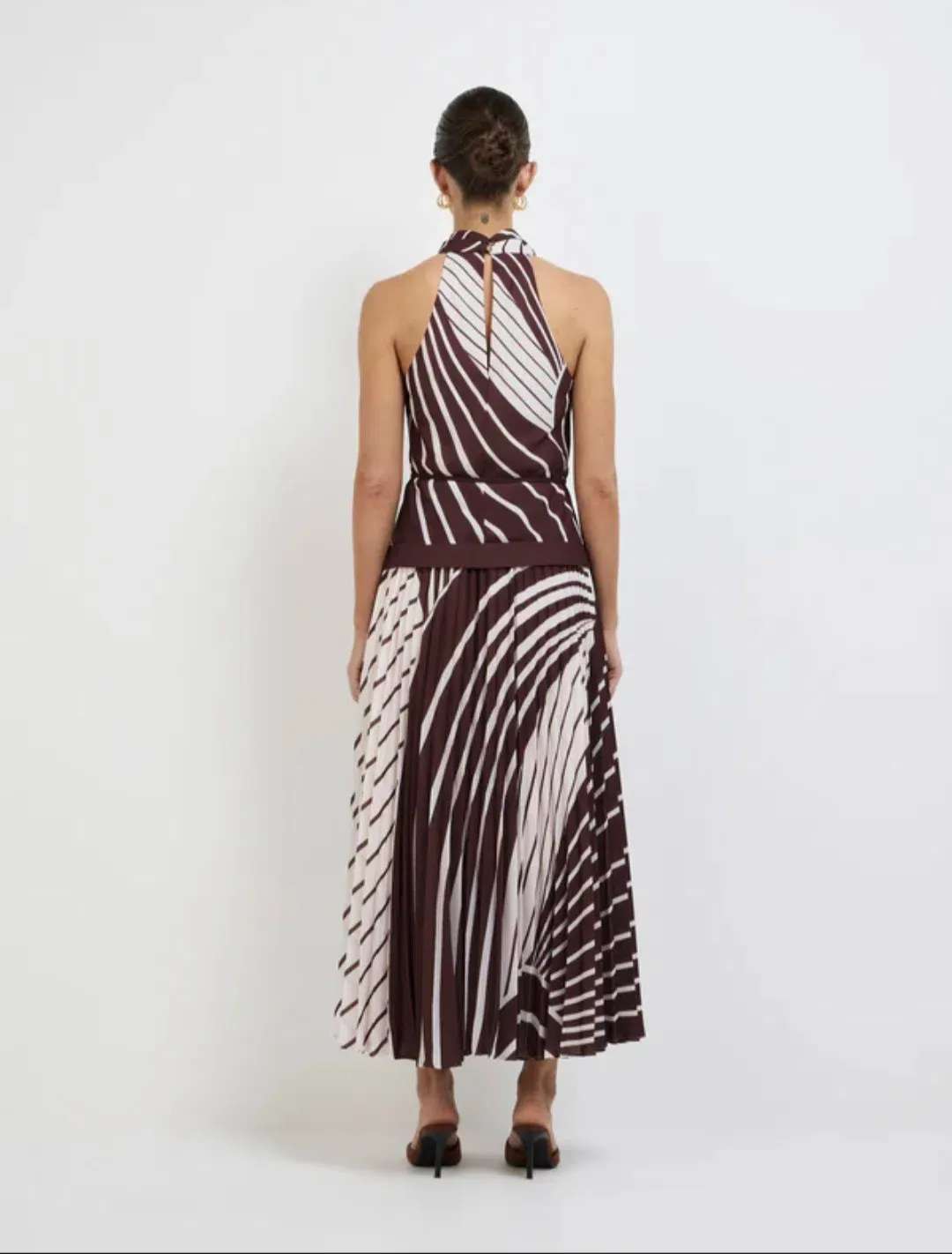 SHEIKE Montmartre Stripe Maxi Dress Size 12 for rent on The Volte - main image