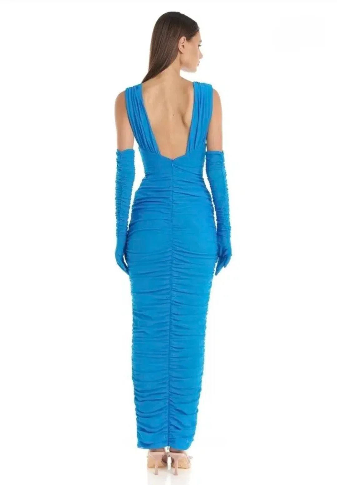 Eliya The Label Anna Dress Blue Size L/12 for rent on The Volte - main image