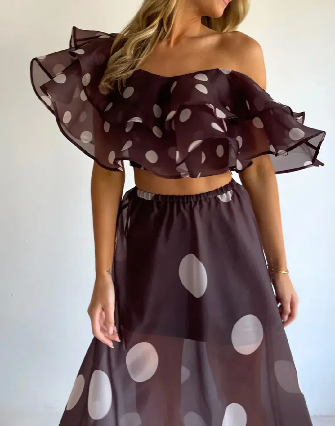 By Nicola - Sibella Set, Skirt & Top for rent on The Volte - main image