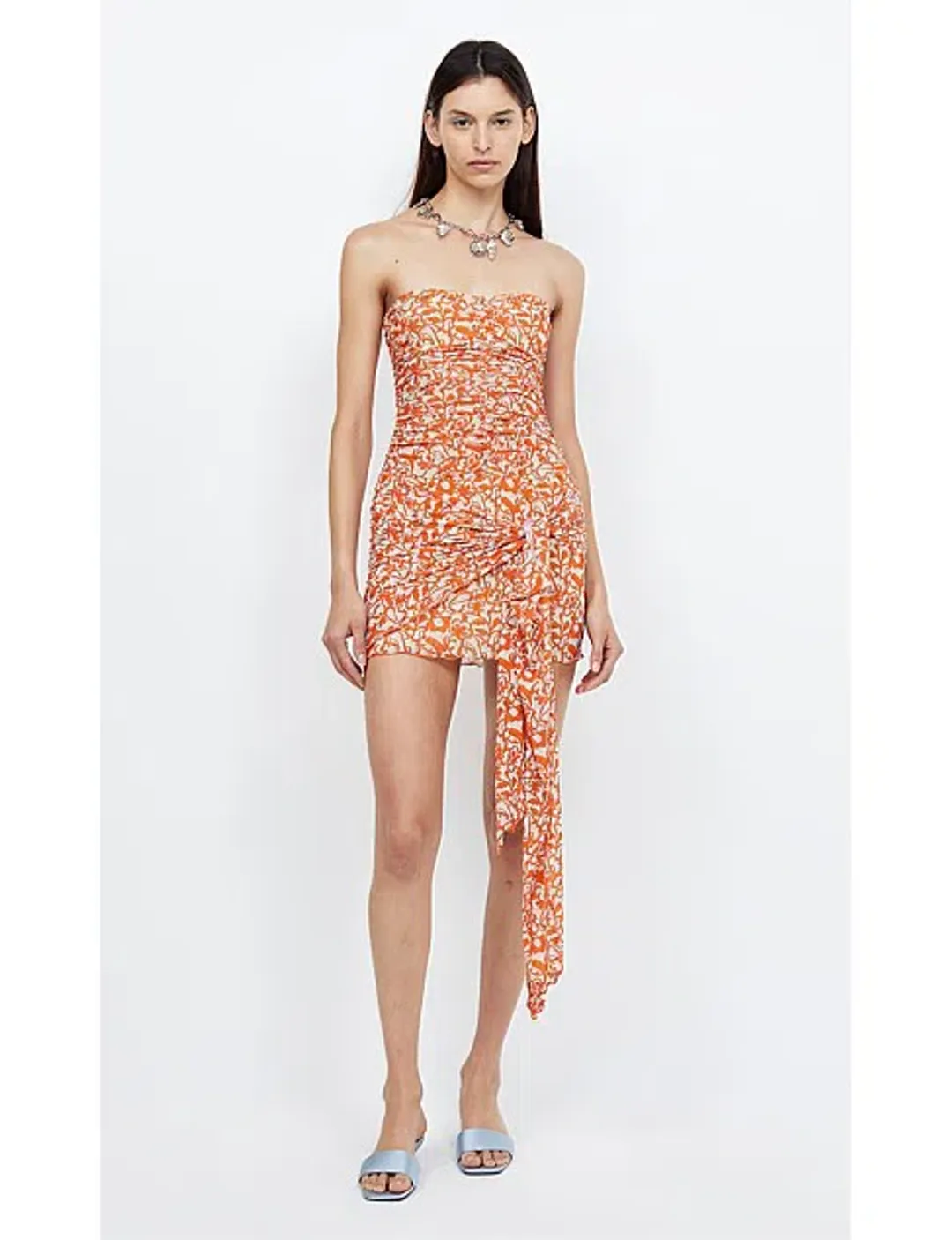 Bec & Bridge Firefly Mini Strapless Dress in Fiesta Floral for rent on The Volte - main image