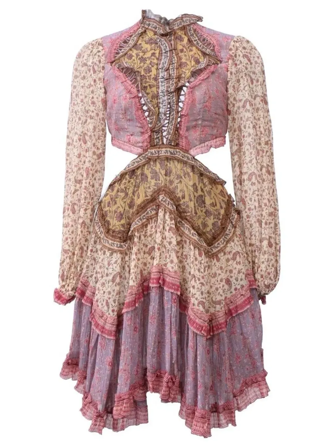 ZIMMERMANN Juniper Cut Out Floating Dress Spliced 3/AU14 for rent on The Volte - main image