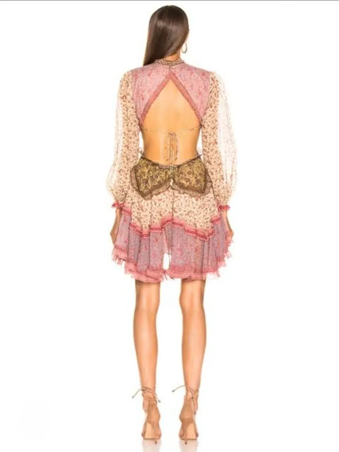 ZIMMERMANN Juniper Cut Out Floating Dress Spliced 3/AU14 for rent on The Volte - main image