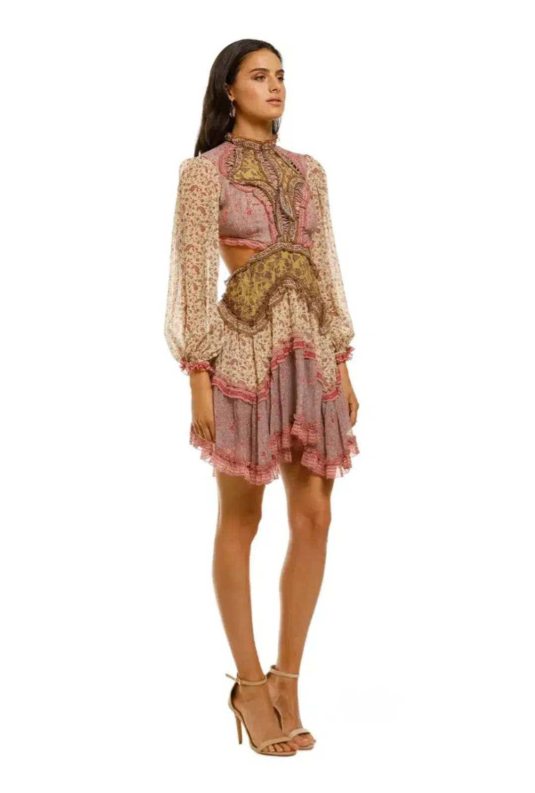 ZIMMERMANN Juniper Cut Out Floating Dress Spliced 3/AU14 for rent on The Volte - main image