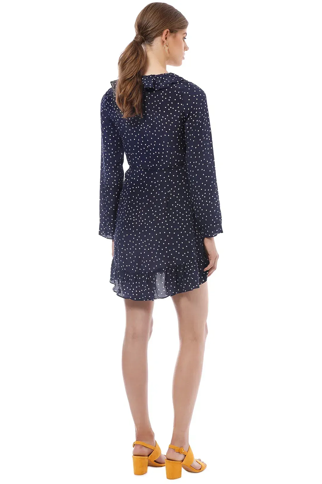 Realisation Par Alexandra Wrap Dress Navy Star Size XS / AU 6 for rent on The Volte - main image