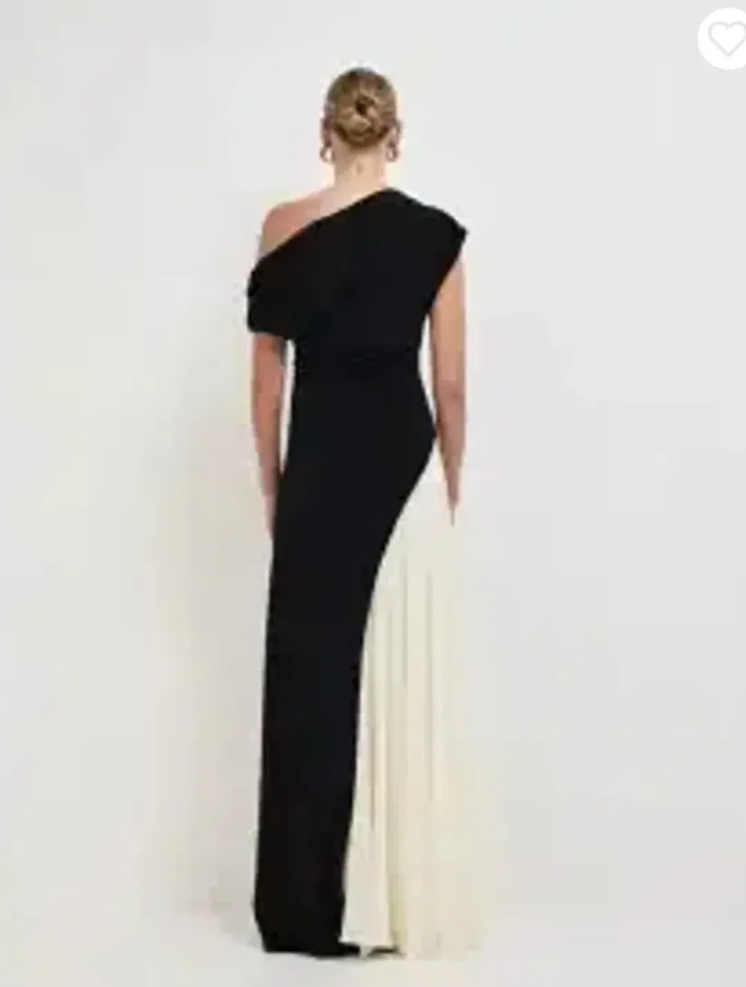 Sheike Celine Maxi Dress Black Contrast Size 8 for rent on The Volte - main image