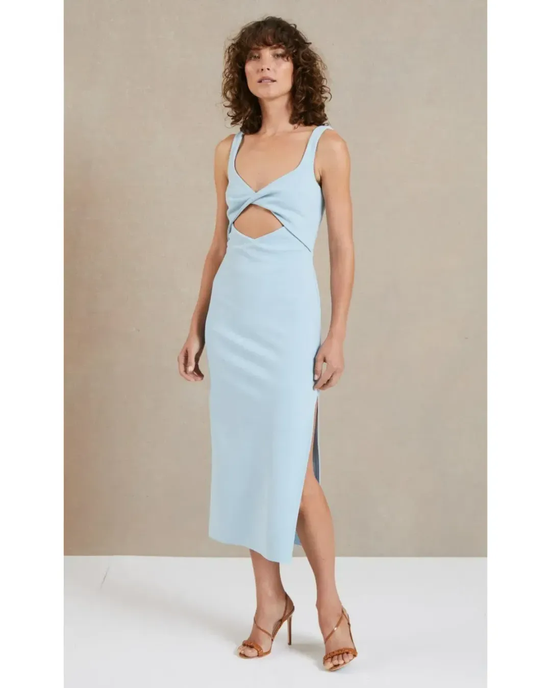 Bec & Bridge Joelle Midi Dress Blue Size 10 for rent on The Volte - main image