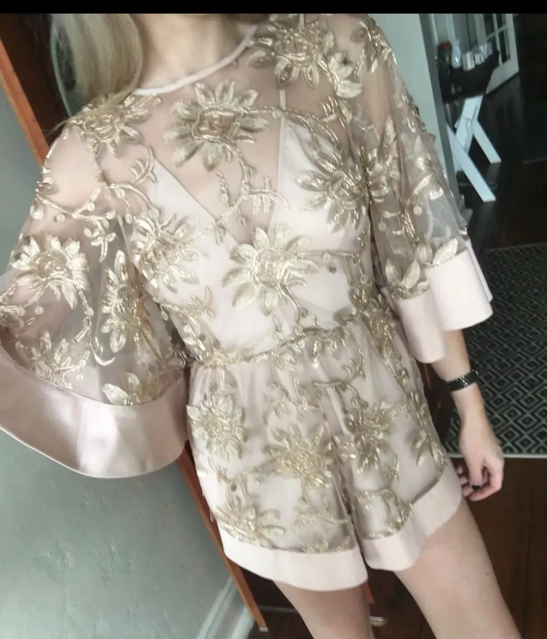 Alice McCall Playsuit RoseGold 8 for rent on The Volte - main image