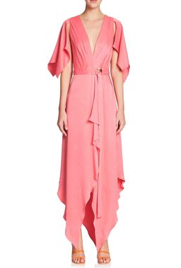Manning Cartell Wrap Dress Tickled Pink Size 6 for rent on The Volte - image 1