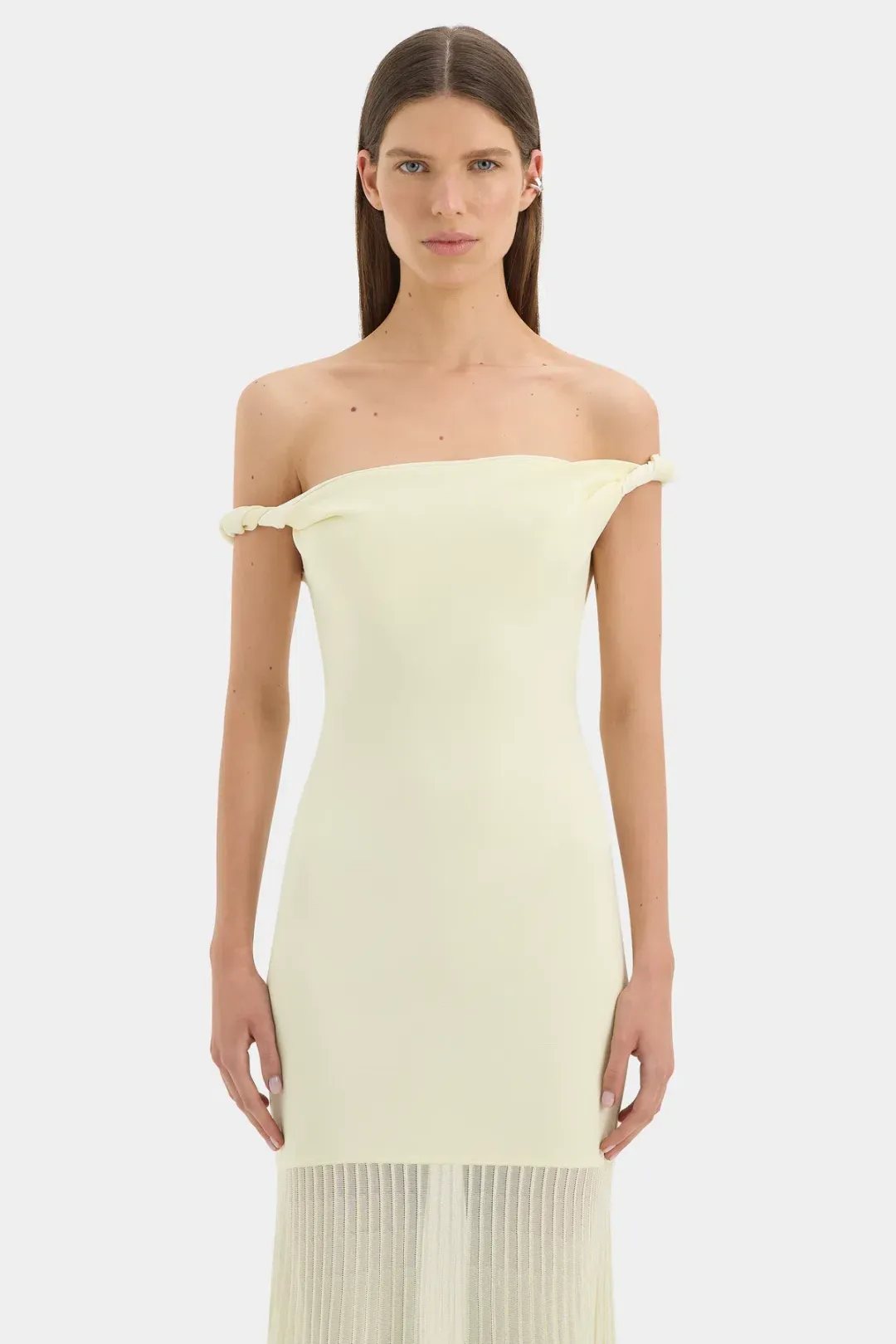 Sir Elia Off Shoulder twist maxi  for rent on The Volte - main image