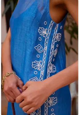 Alemais Yasmeen Embroidered Midi Dress Size 8 for rent on The Volte - image 4