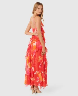 Poppy Ruffle Gown - Size AU 8 for rent on The Volte - image 3