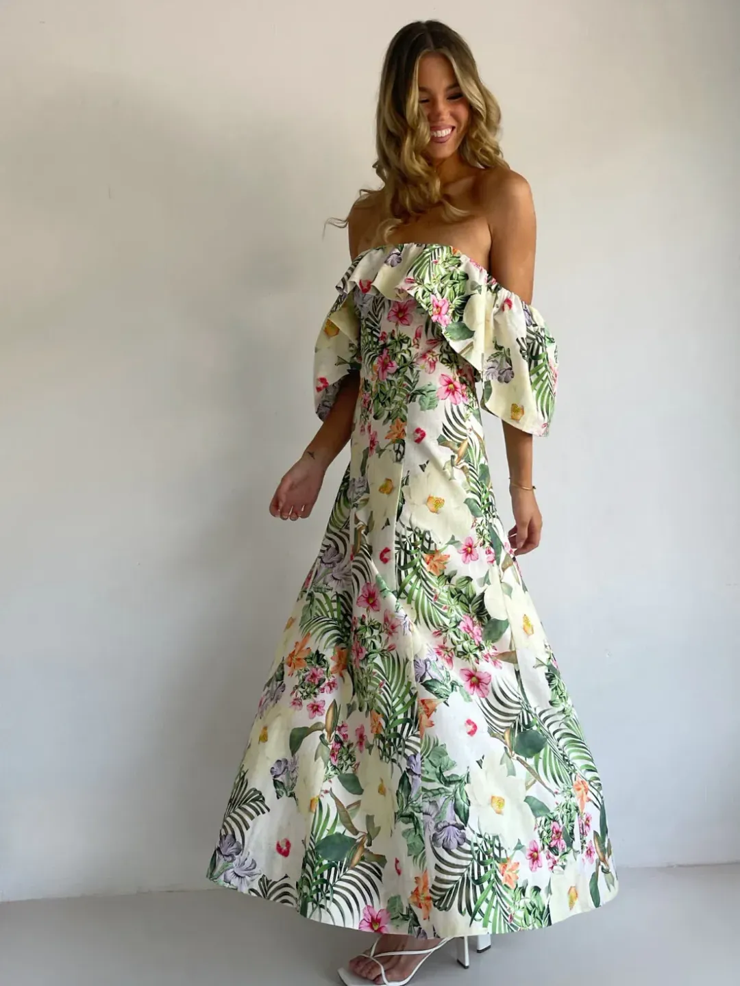 By Nicola Paradiso Maxi Dress size 14 Fleur Tropicale for rent on The Volte - main image