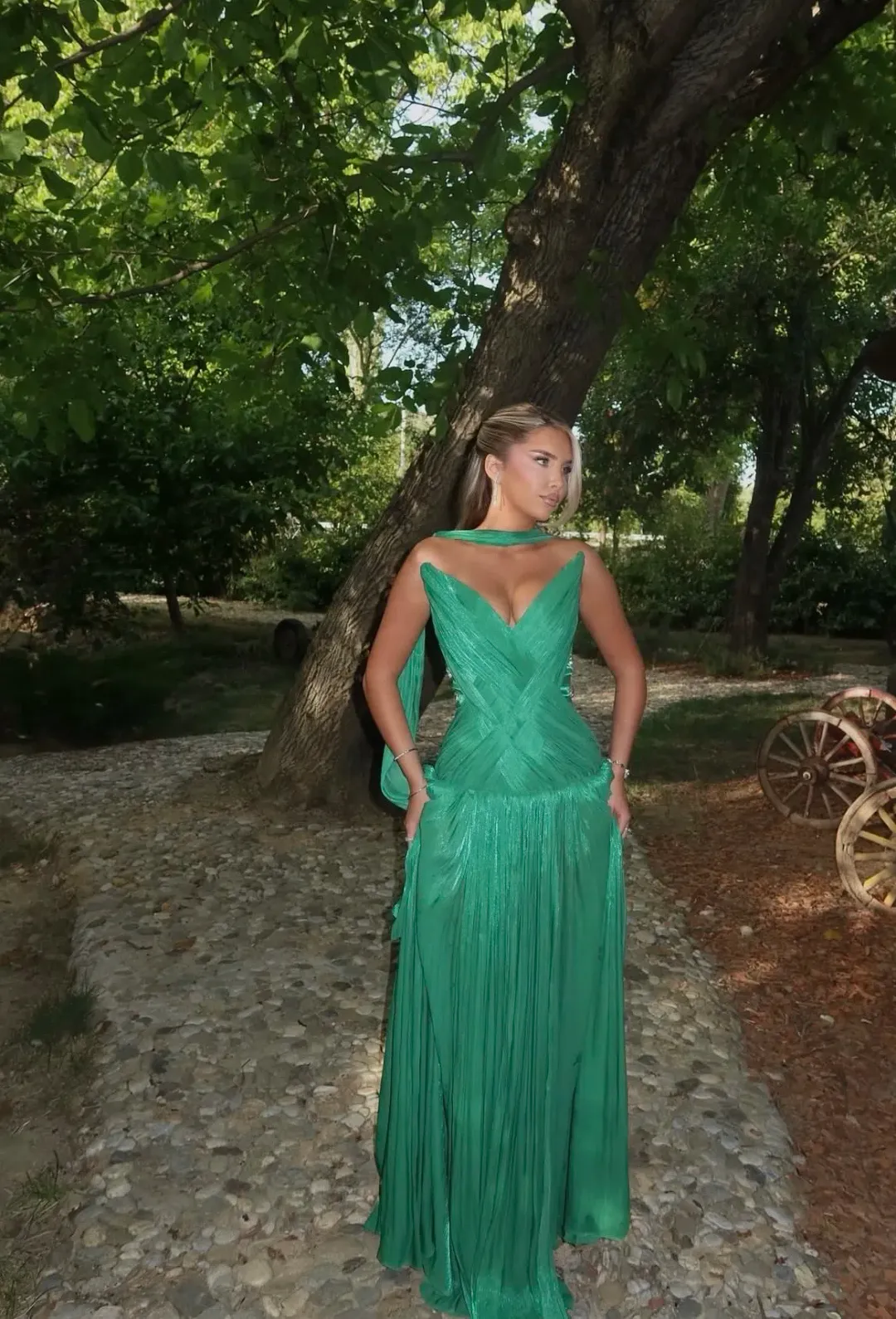 Oxa couture Aurelia gown size S  for rent on The Volte - main image