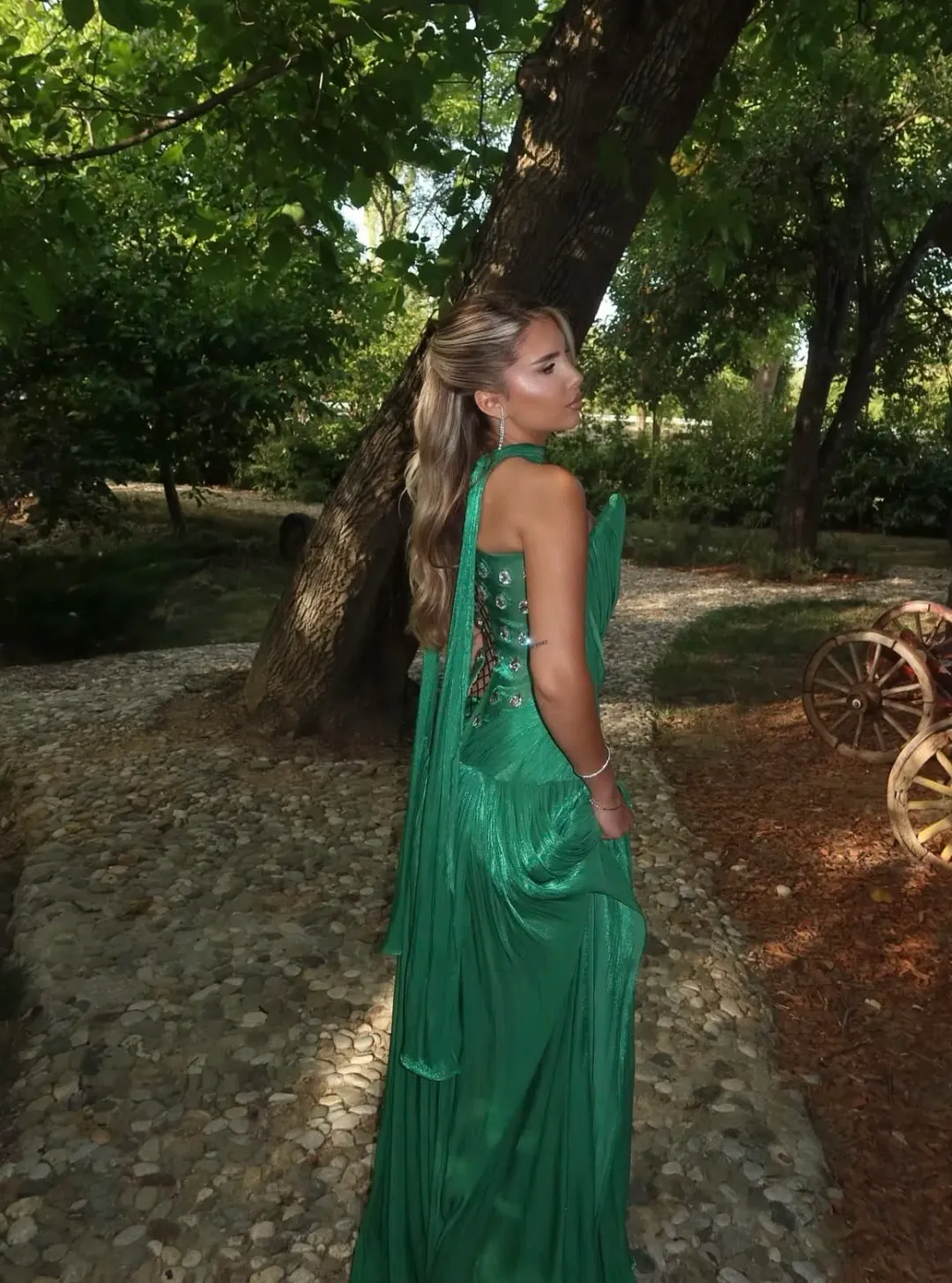 Oxa couture Aurelia gown size S  for rent on The Volte - main image