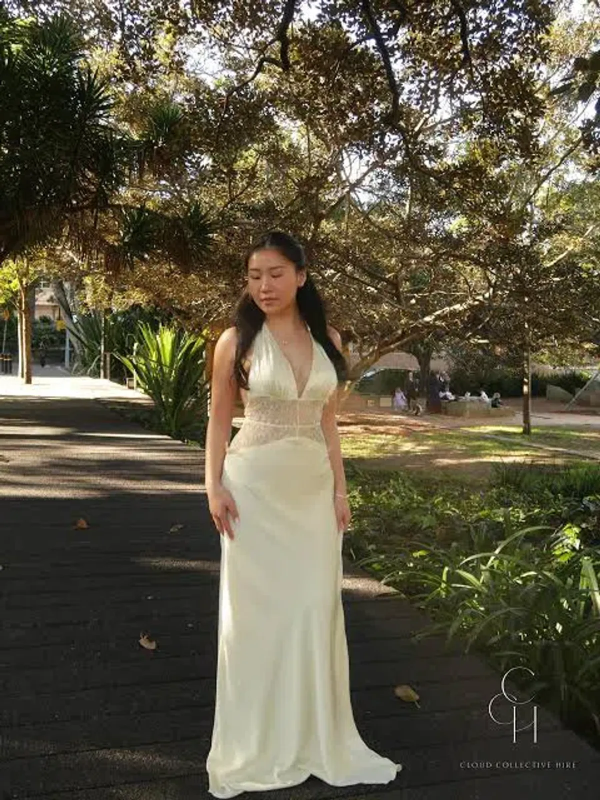 Meshki Dinah Maxi Dress in Lemon Size XS for rent on The Volte - main image