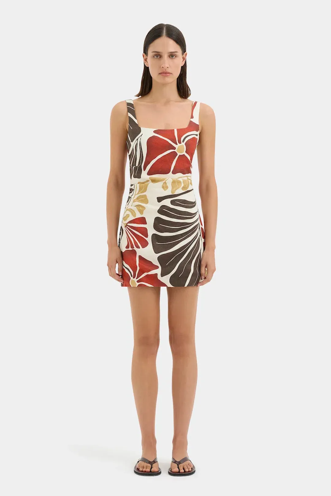 JULIETTA SQUARE NECK MINI DRESS for rent on The Volte - main image