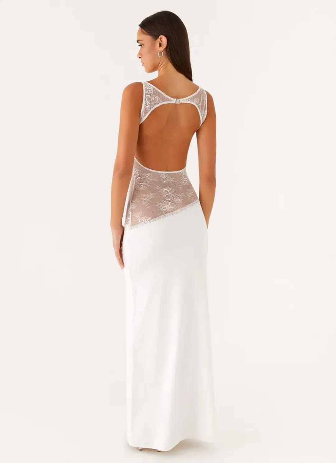 Lucinda Maxi Dress - White for rent on The Volte - main image