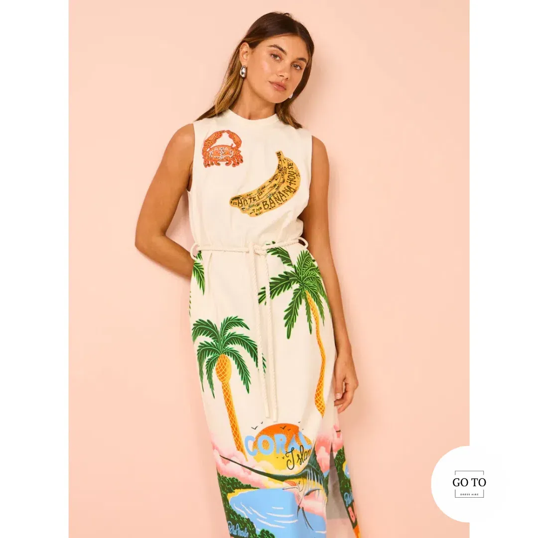 Alemais Samaki Midi - Size 6 for rent on The Volte - main image