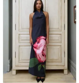 With Harper Lu - Cowl Slip Dress for rent on The Volte - image 1