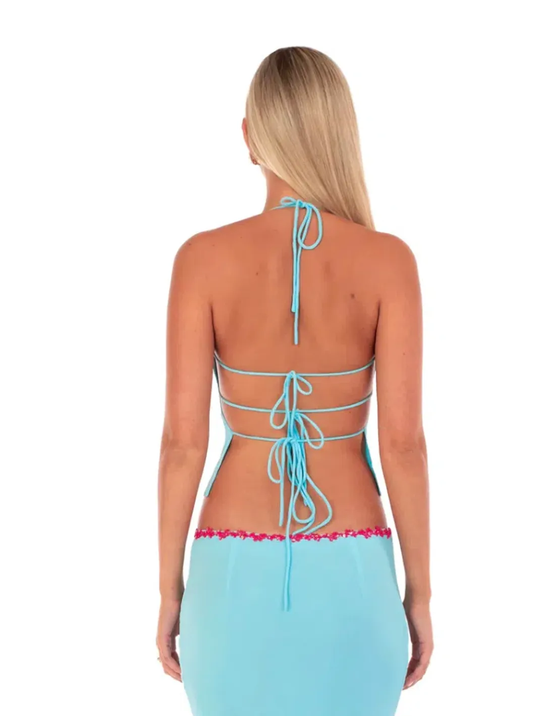 I am delilah, Jemima Halter, Sapphire, blue, size 8  for rent on The Volte - main image