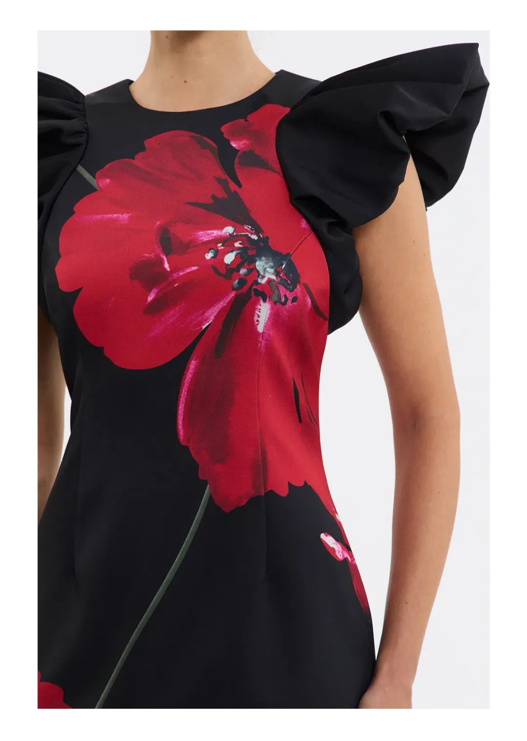 Rebecca Vallance Chaya Midi Black Size AU8 for rent on The Volte - main image