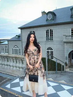 Zimmermann Illustration Midi Dress Tea Rococo Floral Size 3/AU14 for rent on The Volte - image 8