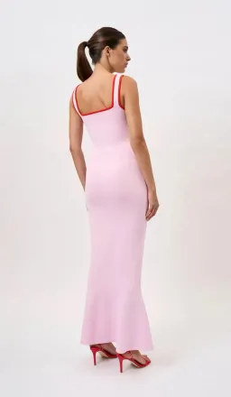 BY JOHNNY BELLE CONTRAST PIPE KNIT DRESS for rent on The Volte - image 2