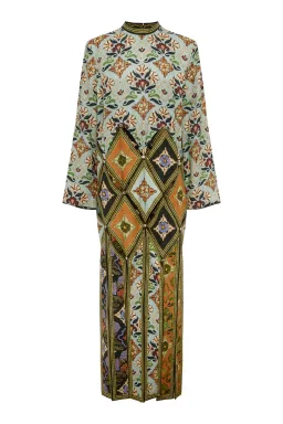 Alemais Cece Spliced Midi Dress- 8 for rent on The Volte - image 4