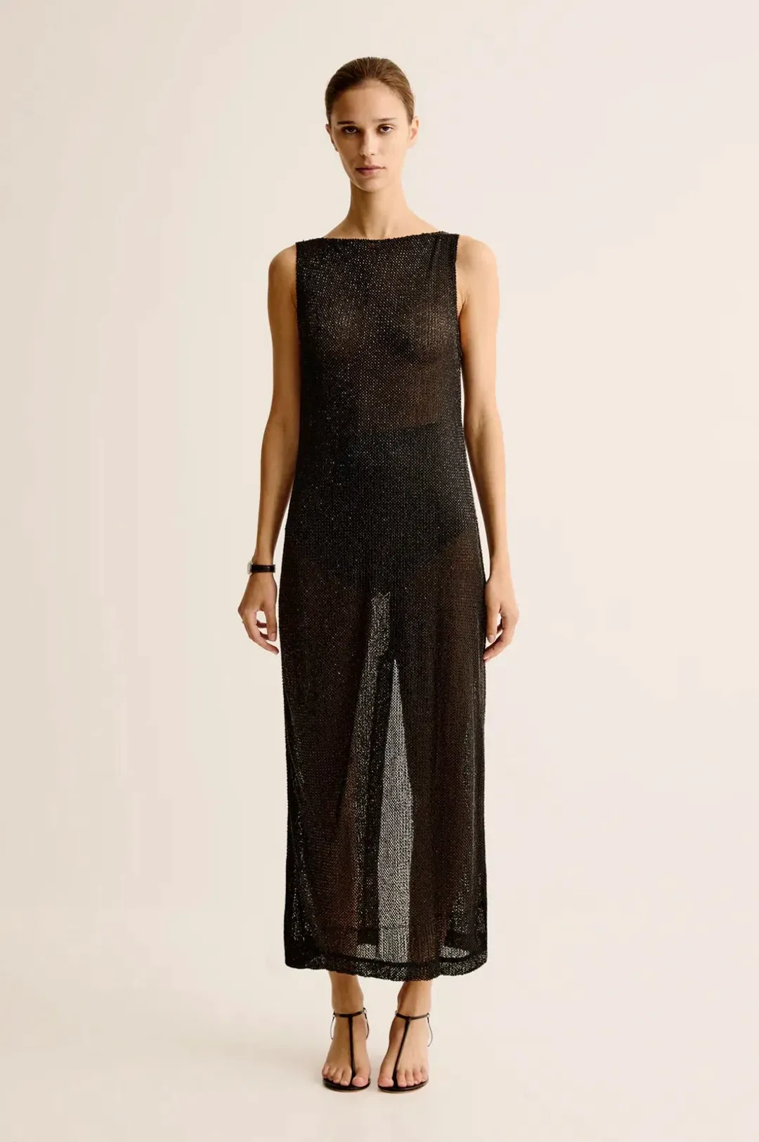 Esse Studios Onyx Dress Black Size 10 for rent on The Volte - main image