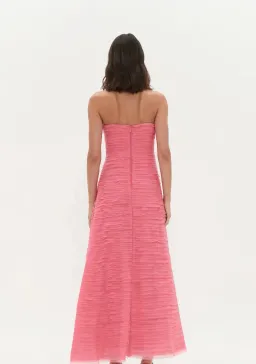 AJE Soundscape Maxi Dress in Guava Pink Size 10 for rent on The Volte - image 4