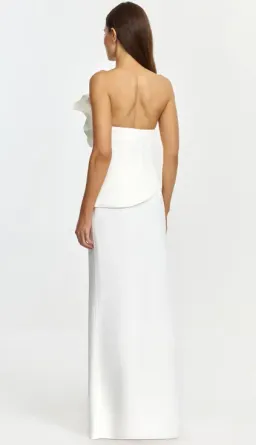 Acler White Esher Maxi Dress - 10  for rent on The Volte - image 4