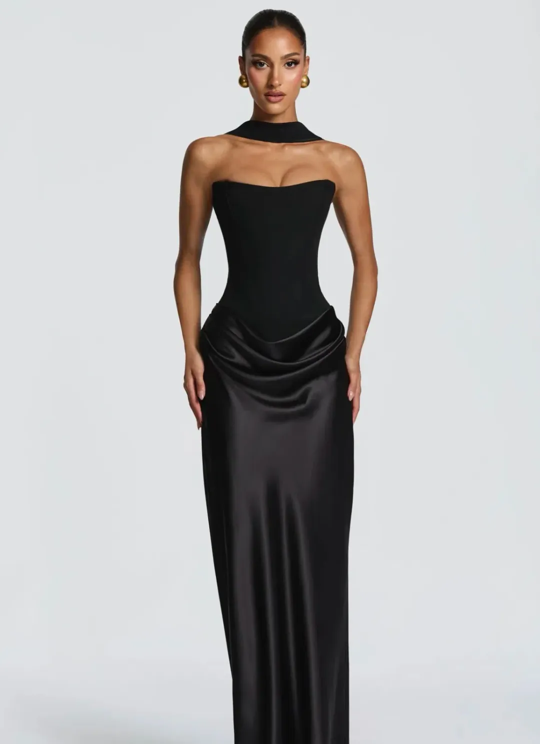 BABYBOO MAGGIE MAXI DRESS BLACK S for rent on The Volte - main image