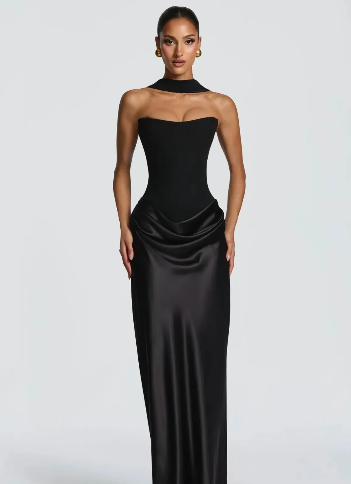 BABYBOO MAGGIE MAXI DRESS BLACK S for rent on The Volte - main image