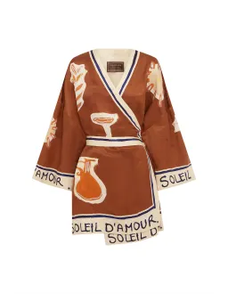 ALÉMAIS SOLEIL D'AMOUR WRAP MINI DRESS for rent on The Volte - image 3