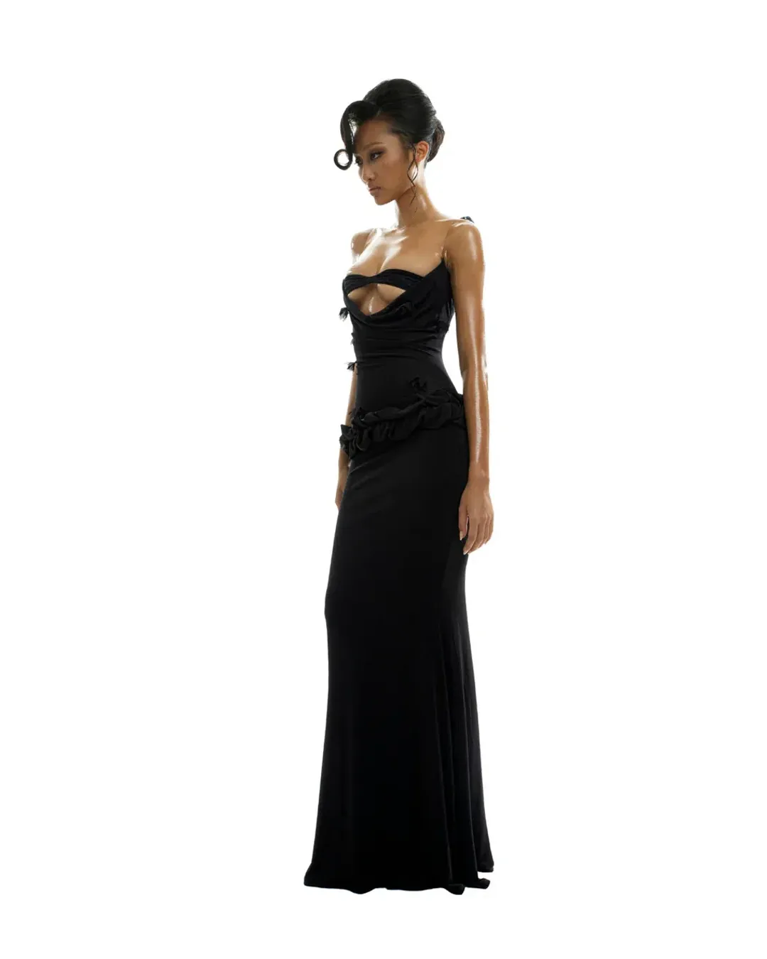 Huelleyrose Sok Vy dress - Black for rent on The Volte - main image