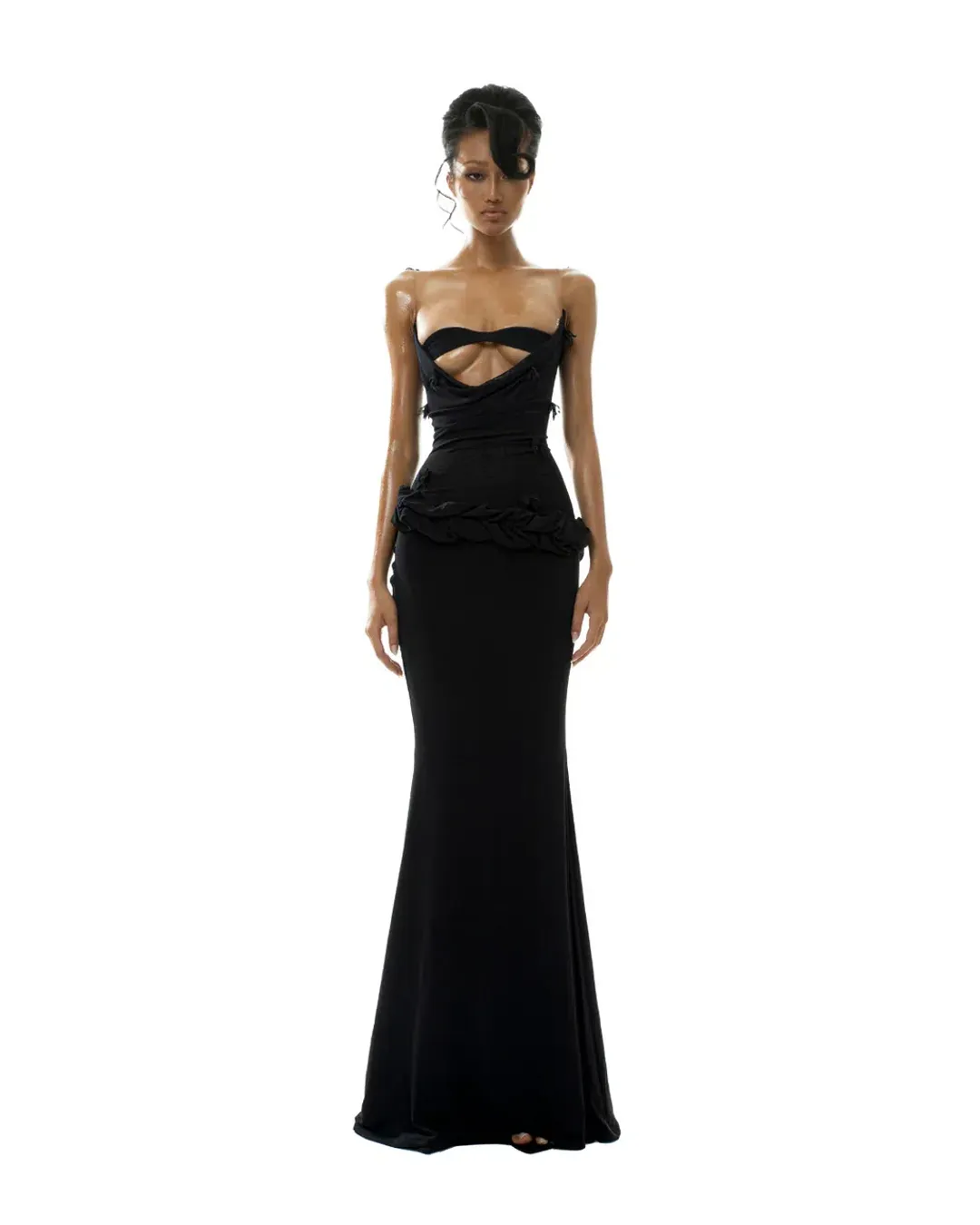 Huelleyrose Sok Vy dress - Black for rent on The Volte - main image