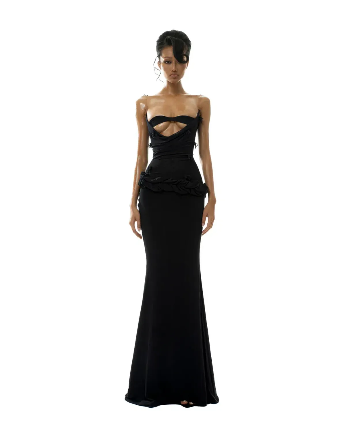 Huelleyrose Sok Vy dress - Black for rent on The Volte - main image