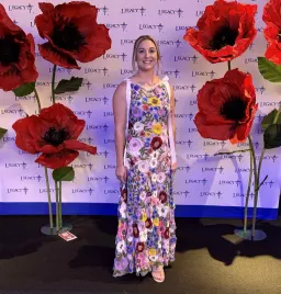 Rachel Gilbert Nya Floral Gown Multi Embroidered Floral Size 0 / AU 6 for rent on The Volte - image 2