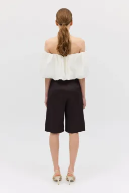 Bianca Spender Cotton Hazel Top White Size 6 for rent on The Volte - image 7