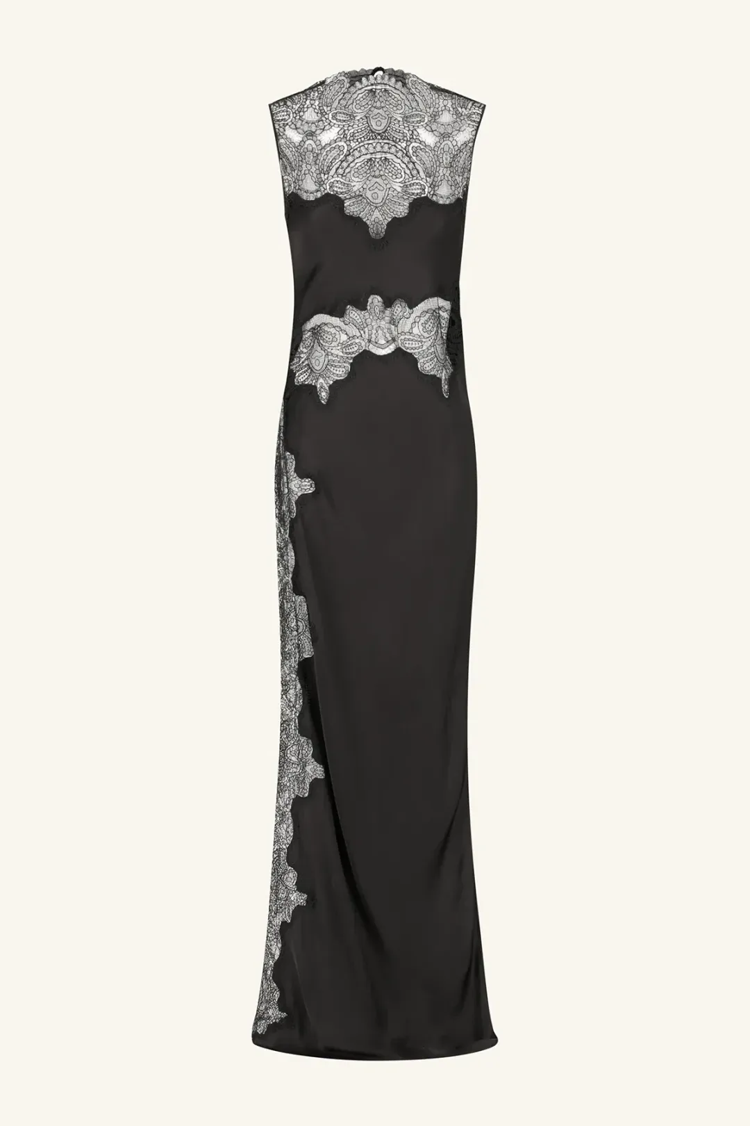 Shona Joy Jamila Lace High Neck Maxi Dress Black Size AU 8 for rent on The Volte - main image