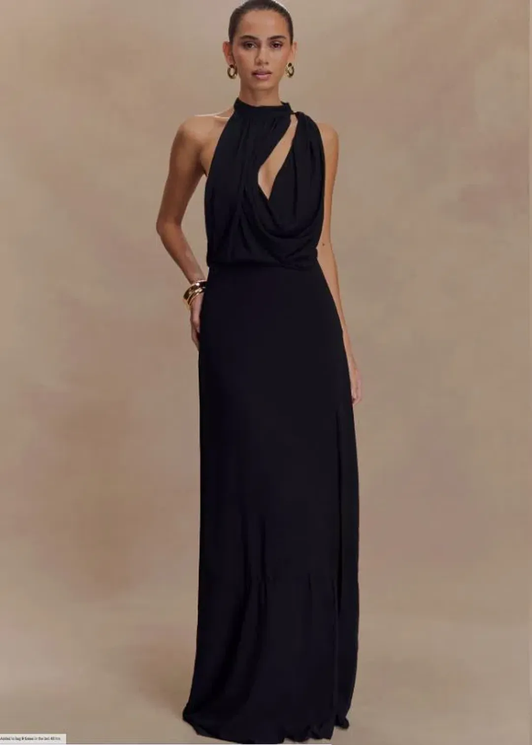 Meshki Galia Cowl Neck Maxi Dress for rent on The Volte - main image