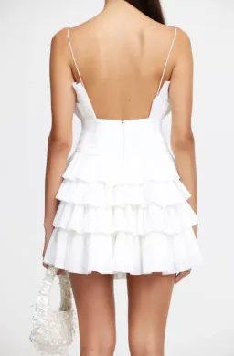 ACLER - Tremore Mini Dress Ivory for rent on The Volte - image 4