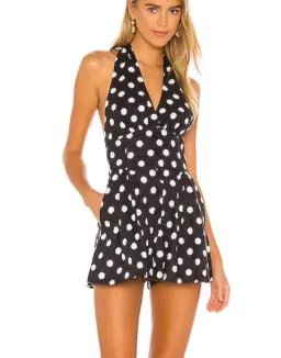 ZIMMERMANN - Bellitude Halter Playsuit Polkadot for rent on The Volte - image 1