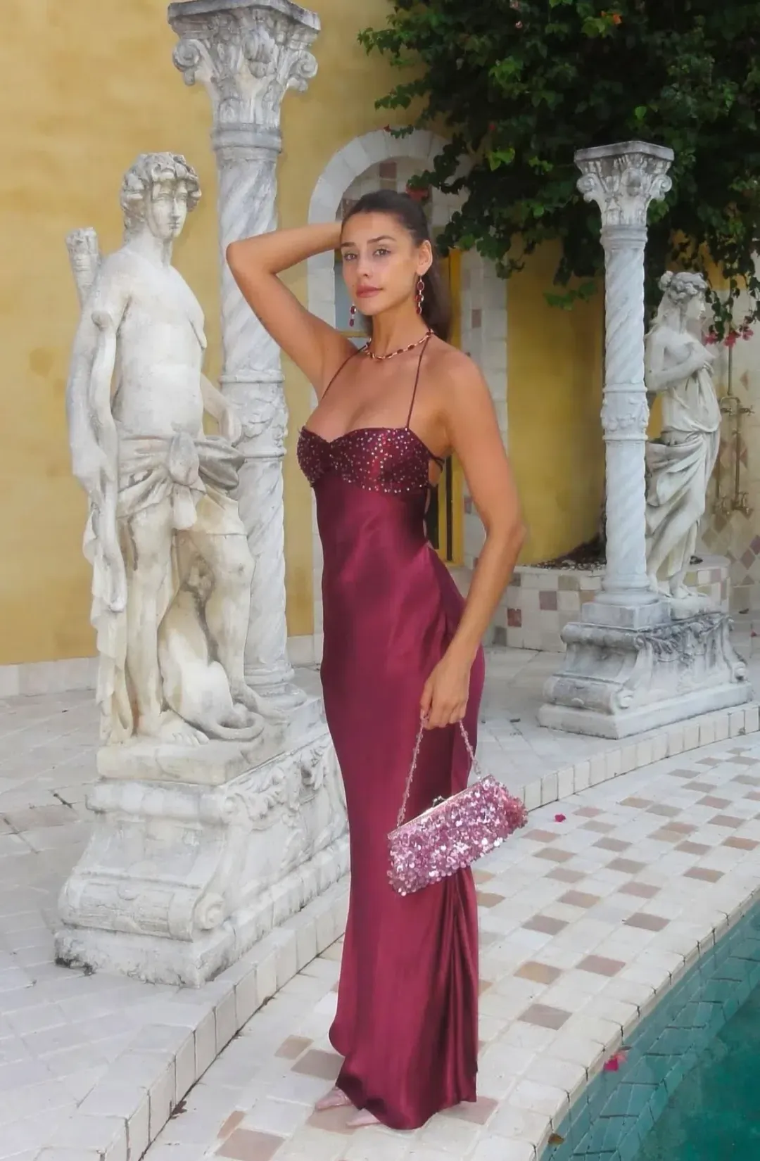 Jade maxi berry I am Delilah  for rent on The Volte - main image